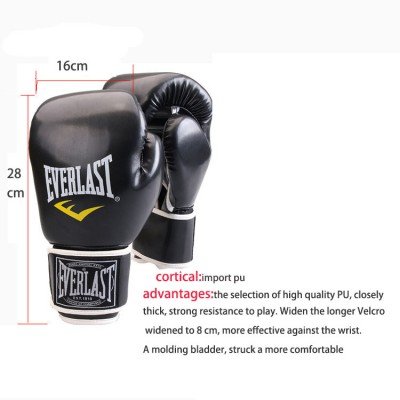 everlast leather boxing gloves 10oz, 12oz